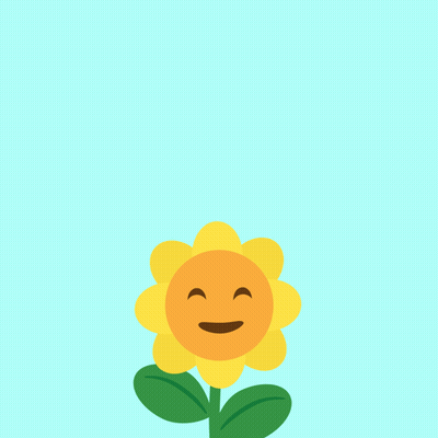 A Picture Of A Smiling Sunflower With The Words Shake It Above It GIF