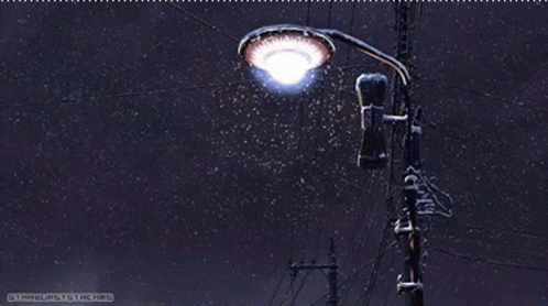 A Picture Of A Street Light With The Words Starburst On It GIF