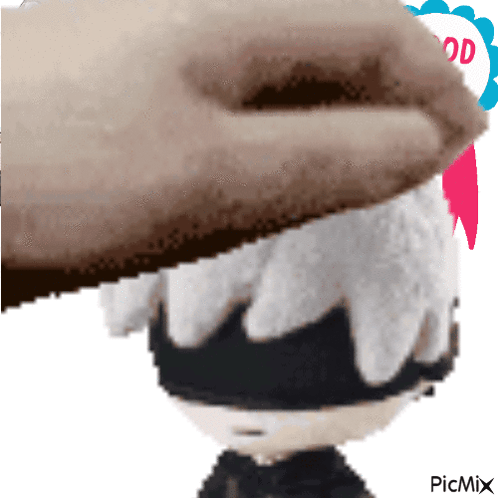 A Picture Of A Stuffed Animal With The Word Picmix On The Bottom Left GIF