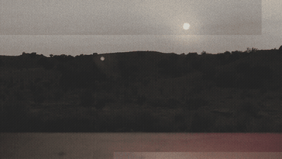 A Picture Of A Sunset And The Words Ok Cowboy GIF