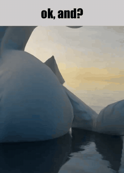 A Picture Of A Swan In The Water With The Words Ok And GIF