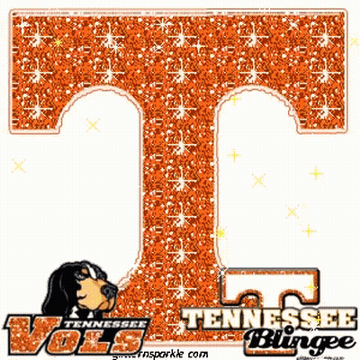 A Picture Of A Tennessee Vols Logo With A Dog GIF
