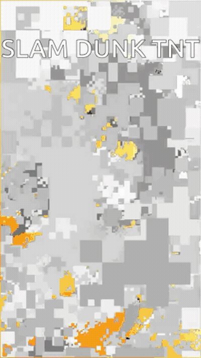 A Picture Of A Tnt Bomb With The Words Slam Dunk Tnt Above It GIF