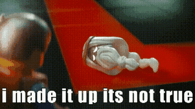 A Picture Of A Toothpaste Tube With The Caption I Made It Up Its Not True GIF