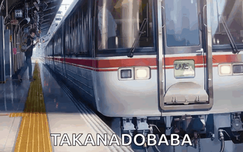 A Picture Of A Train That Says Takanadubaba On The Bottom GIF