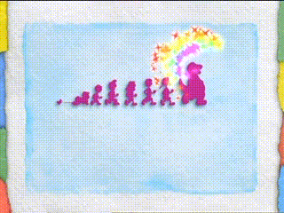 A Picture Of A Train With A Bunch Of Animals On It GIF