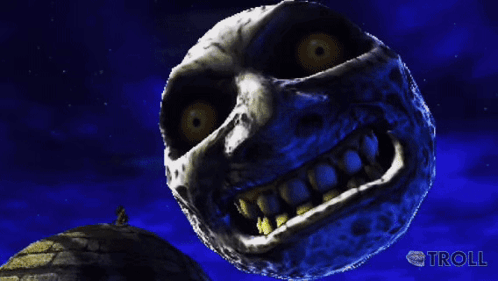 A Picture Of A Troll Face With The Words Problem On It GIF