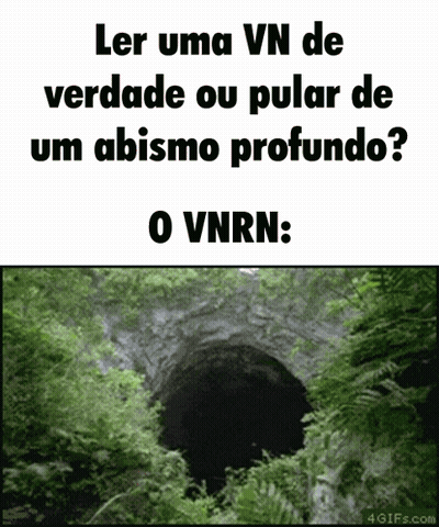 A Picture Of A Tunnel With The Words Ler Uma Vn De Verdade Ou Pular De Um Abismo Profundo GIF