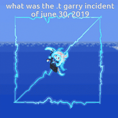 A Picture Of A Turtle In The Water With The Words What Was The T Garry Incident Of June 30, 2019 GIF