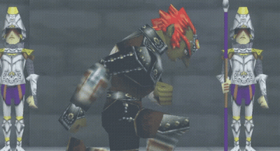 A Picture Of A Video Game Character With The Words No Triforce GIF