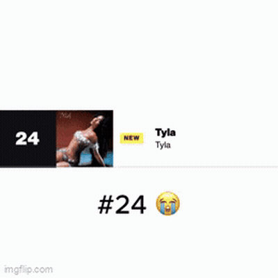 A Picture Of A Woman In A Strapless Dress With The Words Tyloot Tanked Below It GIF