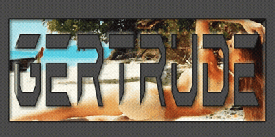 A Picture Of A Woman Laying On A Beach With The Word Vertrue Written Above Her GIF