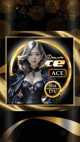 A Picture Of A Woman Named Demure Ace GIF