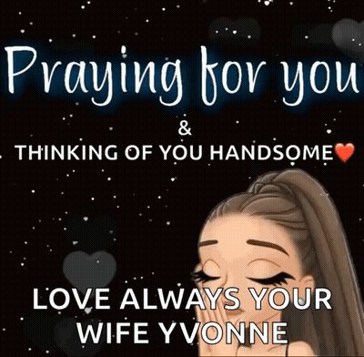 A Picture Of A Woman Praying For You And Thinking Of You Handsome GIF