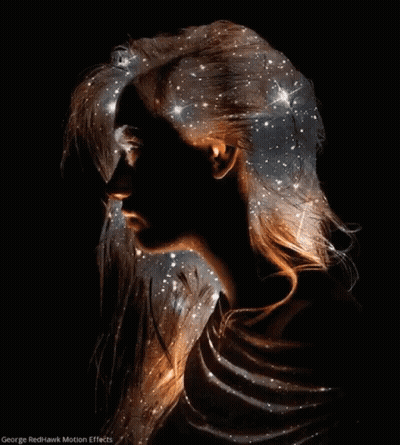 A Picture Of A Woman 'S Face With The Words Motion Effects On The Bottom GIF