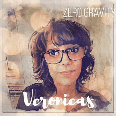 A Picture Of A Woman With Glasses And The Name Veronica On The Bottom GIF