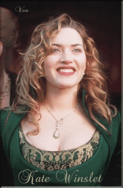 A Picture Of A Woman With The Name Kate Winslet GIF