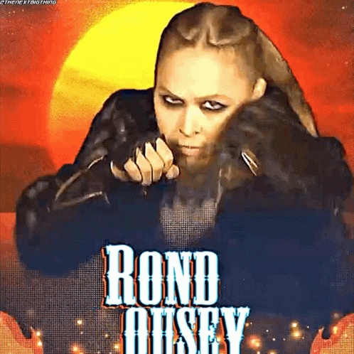 A Picture Of A Woman With The Name Rond O'neil On It GIF