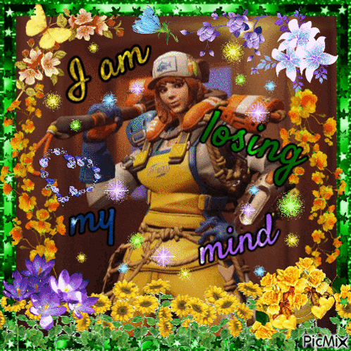 A Picture Of A Woman With The Words I Am Losing My Mind On It GIF