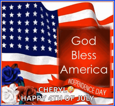 a picture of an american flag with the words god bless america on it