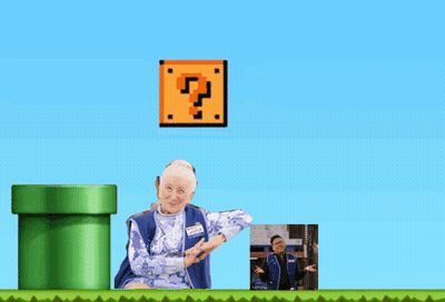 A Picture Of An Elderly Woman And A Cloud9 Logo GIF
