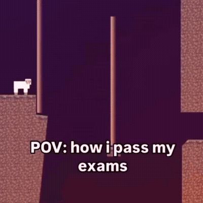 A Picture Of An Explosion With The Words " Pov : Now Pass My Exams " At The Bottom GIF