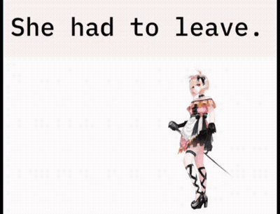 A Picture Of An In-N-Out Burger And French Fries With The Words She Had To Leave GIF