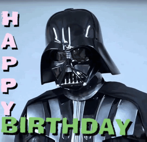 Darth Vader Happy Birthday GIF