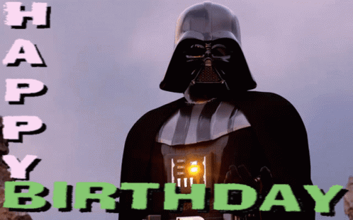 Darth Vader Happy Birthday GIF