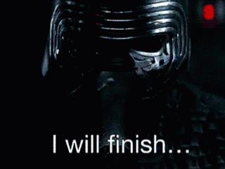 A Picture Of Darth Vader With The Words What You Started GIF
