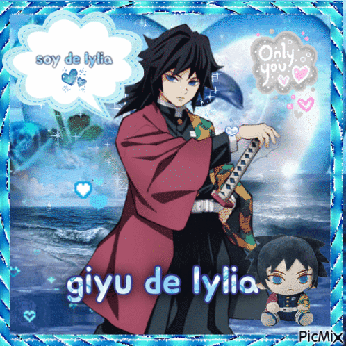 A Picture Of Giyu De Lylia With A Sword GIF