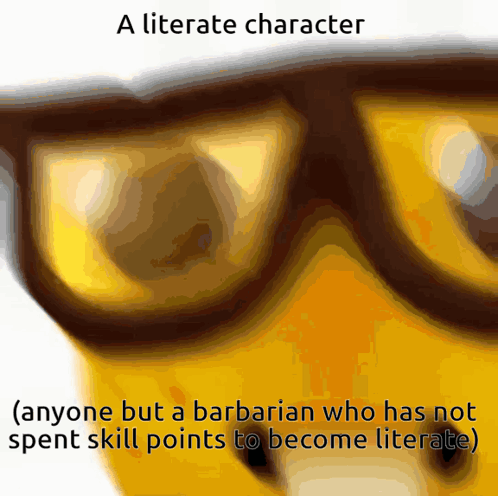 A Picture Of Glasses With The Words A Literate Character GIF