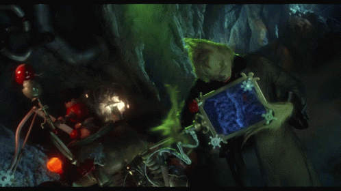 A Picture Of Grinch With The Words Down A Size And A Half Above Him GIF