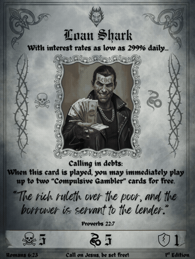 A Picture Of Loan Shark With Interest Rates As Low As 2999 Daily GIF