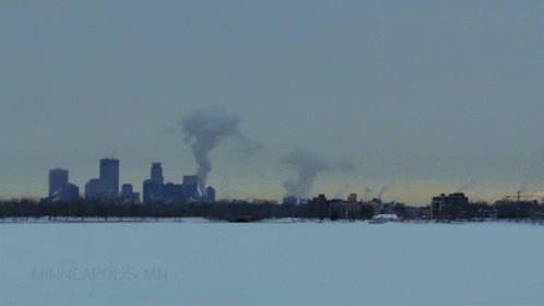 A Picture Of Minneapolis Mn With A Quote That Says If You 'Re Living In A City GIF