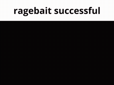 A Picture Of Naruto And Sakura With The Words Ragebait Successful Above Them GIF