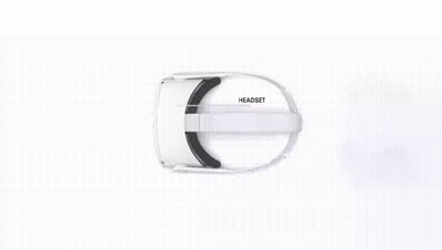A Picture Of The Contents Of An Oculus Quest 2 . GIF
