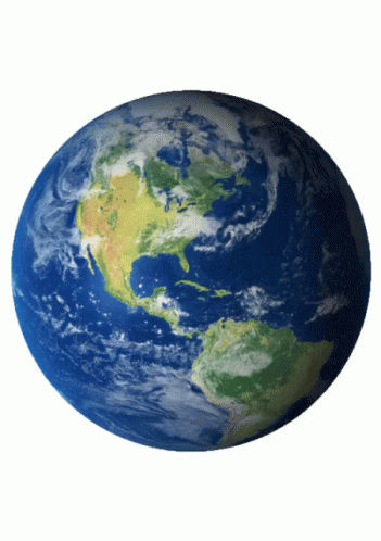 A Picture Of The Earth Showing The United States And Canada GIF
