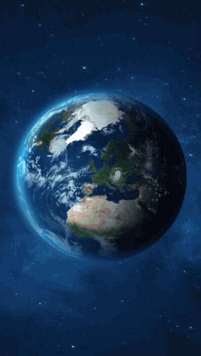A Picture Of The Earth With The Words Go Team Earth Below It GIF