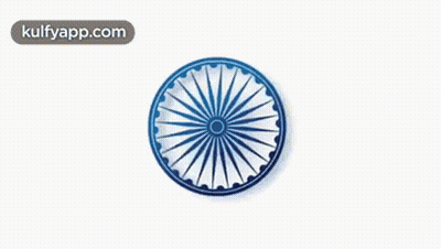A Picture Of The Indian Flag With Smoke Around It GIF