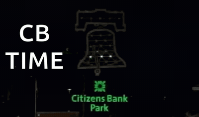 a picture of the liberty bell with the words " cb time " below it