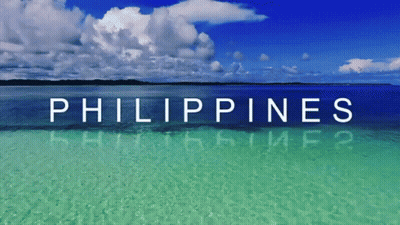 A Picture Of The Philippines With A Blue Sky In The Background GIF