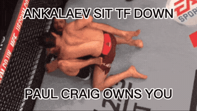 A Picture Of Two Men Wrestling With The Caption Ankalev Sit Tf Down GIF