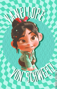 A Picture Of Vanellope Von Schweetz From The Movie Wreck-It-Ralph GIF