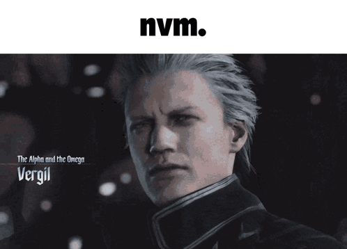 A Picture Of Vergil From The Alpha And The Omega Video Game GIF