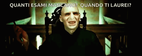 A Picture Of Voldemort From Harry Potter With The Words Avada Kedavra At The Bottom GIF
