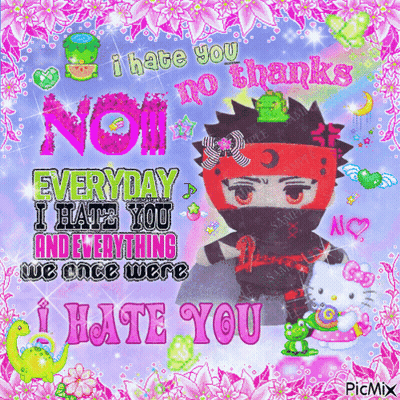 A Picture That Says I Hate You And Everything We Once Were GIF