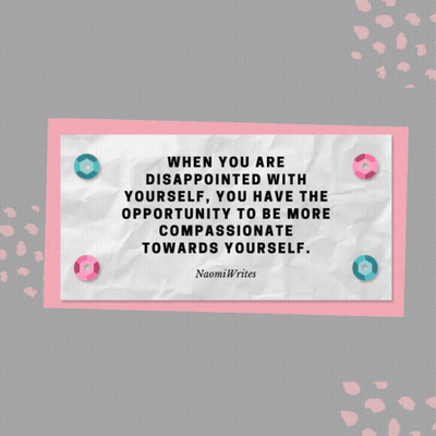 A Piece Of Paper With A Quote By Naomi Writes On It GIF