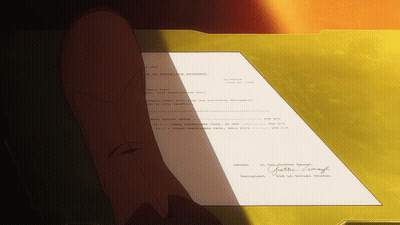 A Piece Of Paper With A Signature On It That Says ' Julie George ' GIF