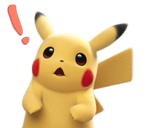 A Pikachu With A Surprised Look On Its Face GIF